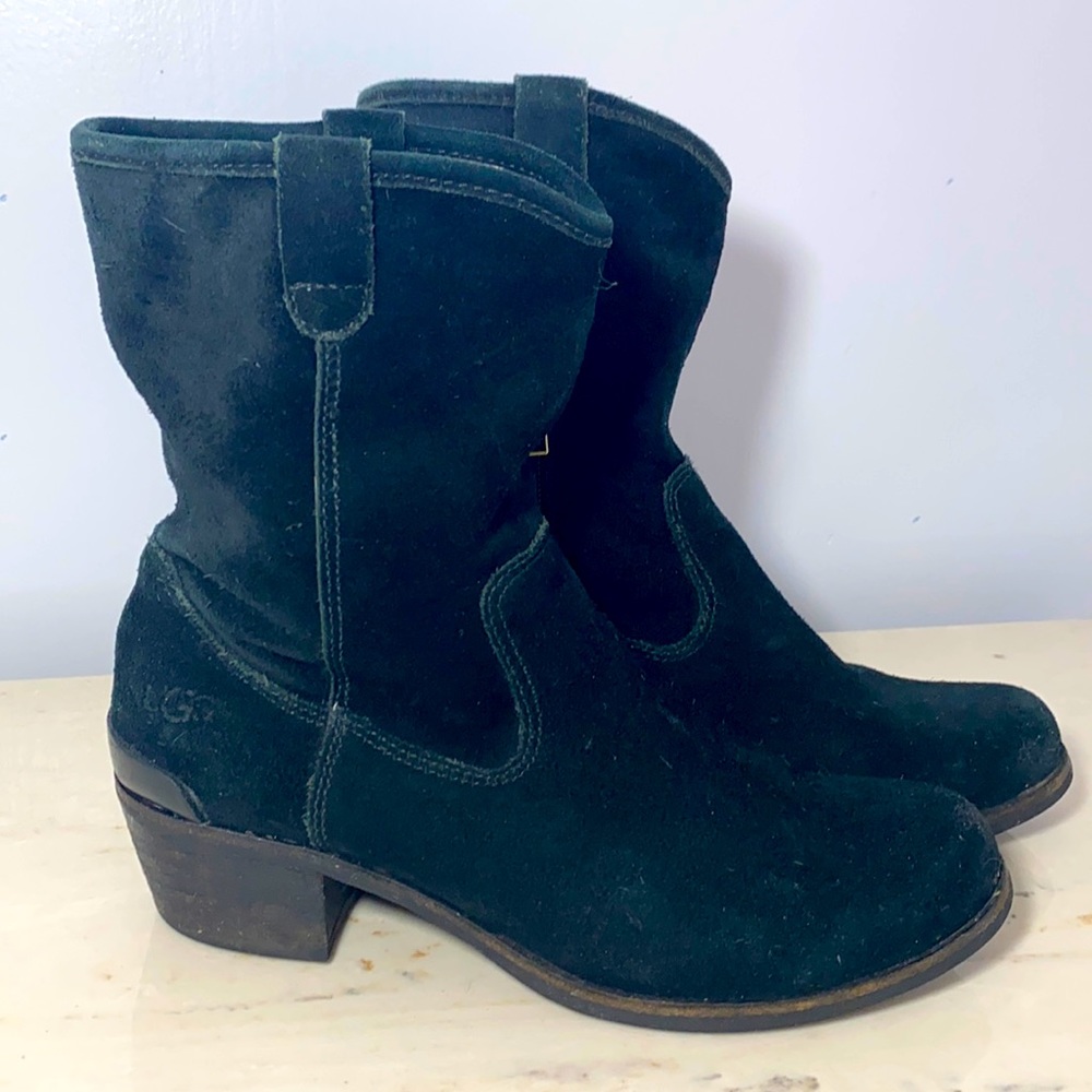 Ugg Briar Shearling Lined Western Style Bootie 7